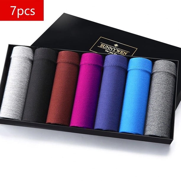 ¡Novedad de 2020! 7 Psc/lote de calzoncillos para hombre, calzoncillos bóxer a la moda para hombre, calzoncillos bóxer de Modal, ropa interior transpirable de invierno para hombre, calzoncillos para hombre Tan Jianjun unisex
