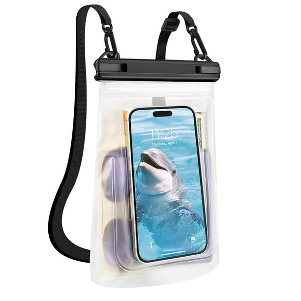 Funda flotante impermeable para teléfono Jzocon con almacenamiento adicional