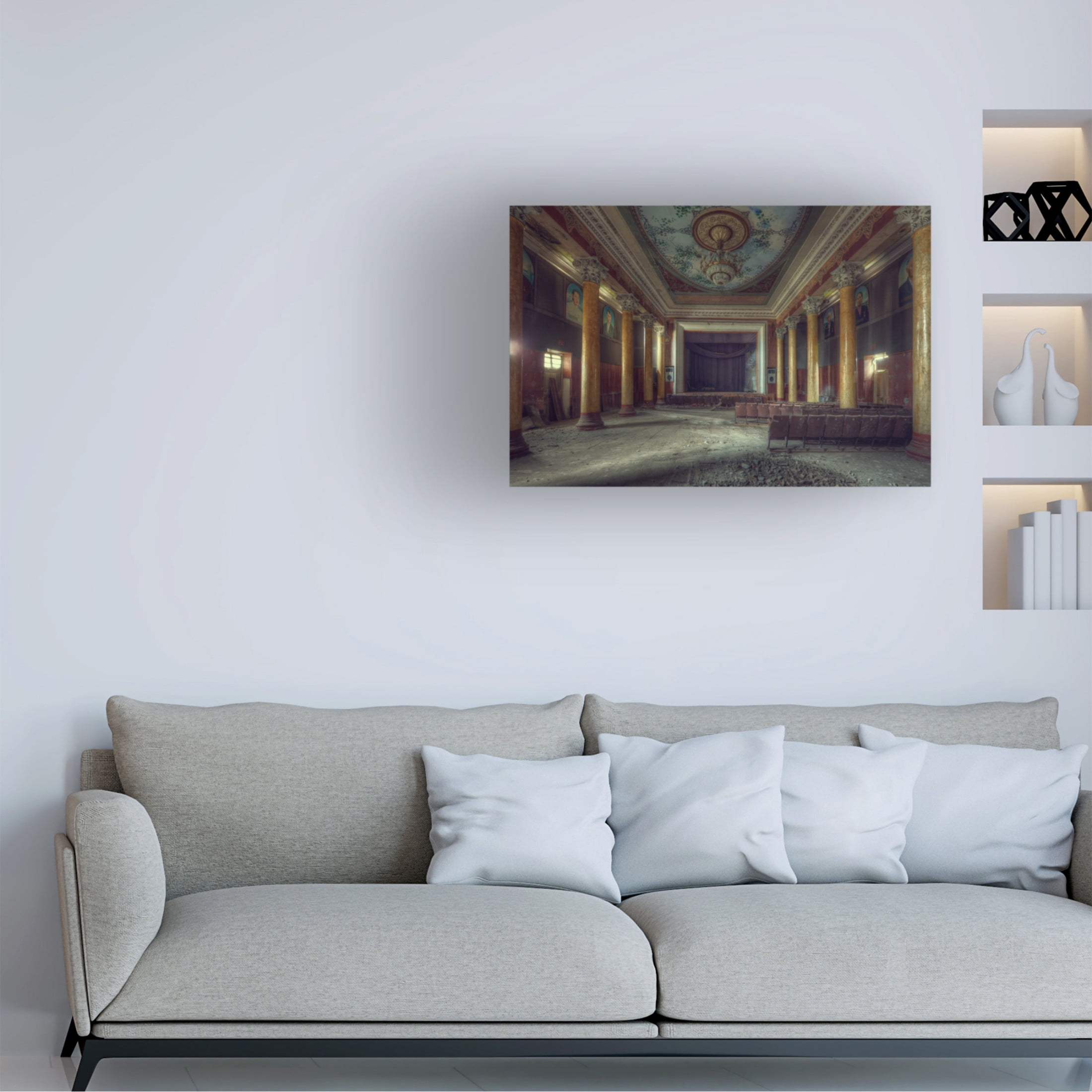 Canvas Wall Art - Dr. Roland Shainidze 'Lost Memories' Wall Art for Living Room, Bedroom, or Office D?cor by Trademark Fine Art - 24 x 16 Inches