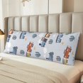 thumbnail image 5 of Naloa Trains And Cactuse Super Soft 20x60 Body Pillow Case,Long Side Hidden Zipper（PILLOWS ARE NOT INCLUDED）, 5 of 6