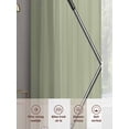 thumbnail image 6 of Golf Ball Club Sheer Curtains for Living Room Bedroom, Light-filtering Sheer Curtain, Game Sports Sage Green Light-Rod Pocket Voile Window Treatment Drapes, 52’’Wx45’’L, 2 Panels Set, 6 of 7