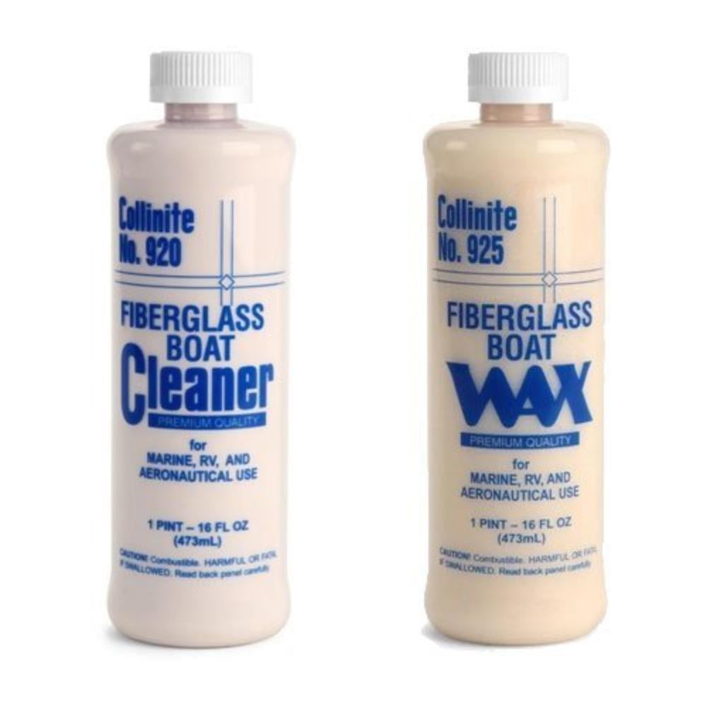 920 Fiberglass Boat Cleaner & 925 Fiberglass Boat Wax Combo Pack, One