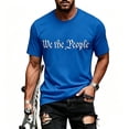 thumbnail image 4 of Men’s We the People Patriotic T-Shirt, Classic American Heritage Short Sleeve Graphic Tee, 4 of 4