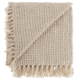 thumbnail image 1 of Bouclair Jeté en Tricot Chenille Beige de Base 50x60 Po (127x152 cm), 1 of 7