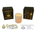 thumbnail image 3 of 100% Soy Wax Candle in Pink Marble Ceramic Jar 15oz 60+ Hour, 3 of 5