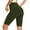 Army Green, variant on Summer Short For Women Sport Leggings High Waisted Bike Shorts Yoga Workout Short with Pocket