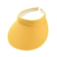 thumbnail image 4 of TISHITA Visière de Soleil Confortable Légère à Clipser pour Tennis Plage Cyclisme Jaune, 4 of 8