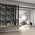 thumbnail image 3 of ANMINY 12 pcs Hanging Room Divider 15" x 15" PVC Screen Panels Living Room Bedroom Office Art, 0.7" Thick, 3 of 9