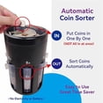 thumbnail image 5 of Suodoka 5‑in‑1 Automatic Coin Sorter – Compact Digital Coin Counter for Home, Office & Small Store, 5 Coin Tubes, Quick & Accurate US Coin Sorting, 5 of 7