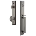 thumbnail image 2 of Grandeur Fifth Avenue D Grip Dummy Handleset with Grande Victorian Interior Knob, 2 of 5
