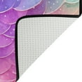 thumbnail image 4 of Mermaid Scales Area Floor Mats 36" x 24" Soft Non-Slip Large Rugs Nursery Memory Foam Carpets Living Room Doormat for Bedroom Dinning Decor, 4 of 7