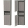 Wyndham Collection WCV203GO 16.125 in. Wall Cabinet in Grey
