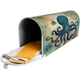 thumbnail image 5 of Ocean World Sea Octopus Magnetic Mailbox Covers, Mail Wraps Garden Yard Home Decor for Outdoor Standard Size 21x18 in, 5 of 6