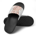 thumbnail image 4 of GZHJMY Stylish Slides for Women Men, Pink Pineapple Marble Soft Flexible Slip-on Sandals Slippers, 4 of 7