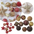 thumbnail image 5 of Adornos de bolas de Navidad, adornos de árboles de Navidad, adornos de bolas, regalos de boda, decoración del hogar para fiestas de bodas y vacaciones, 5 of 5