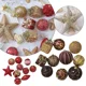 thumbnail image 5 of Adornos de bolas de Navidad, adornos de árboles de Navidad, adornos de bolas, regalos de boda, decoración del hogar para fiestas de bodas y vacaciones, 5 of 5