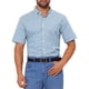 thumbnail image 1 of CAMISAS CHIC para HOMBRE, con cuello de punta, de manga corta, a cuadros, con botones, camisa de vestir, M Azul Blanco, 1 of 6