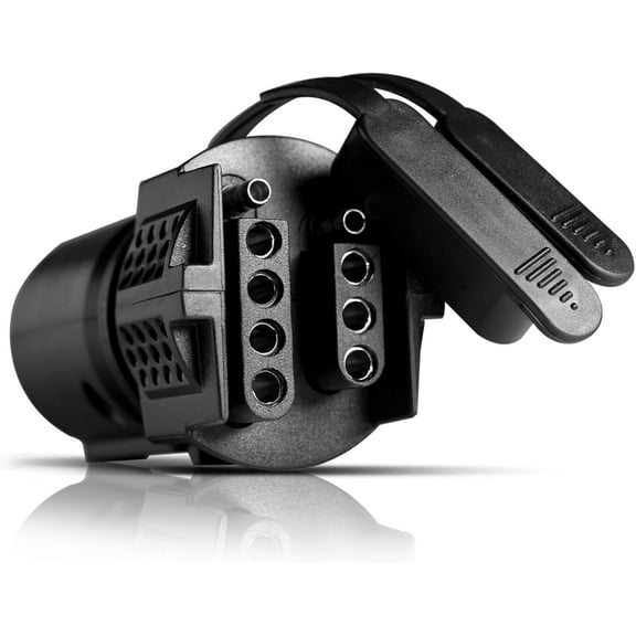 OPT7 7 Pin to 4 Pin and 5 Pin 2 in 1 Trailer Adapter Flat Trailer Light Connector