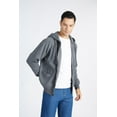 thumbnail image 3 of SPEEDRUN Men's Fleece Full Zip Hoodie Jacket, Men’s & Big Zip Hoodie Sweatshirt, Fleece Sherpa Lined Winter Heavyweight Jacket Grey XL, 3 of 8