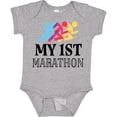 thumbnail image 3 of Inktastic My 1st Marathon Race Boys or Girls Baby Bodysuit, 3 of 5