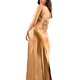 thumbnail image 2 of VISgogo Vestido largo con tirantes informales para mujer, vestido sin espalda con cuello en V hueco de Color sólido a la moda VISgogo moda, 2 of 3