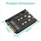 thumbnail image 4 of 2X SSD NVME M.2 2 en 1 y SSD B Key/ Key A SFF-8639 U.2 con Soporte de : Conserva el SSD MSATA Como Unidad de 7 mm y 2,5 Pulgadas, 4 of 5