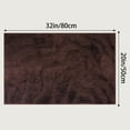 thumbnail image 7 of REGALWOVEN Non Slip Washable Soft Absorbent Bath Rug with Rubber Backing for Shower Floor Brown 20" x 32", 7 of 7