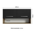 thumbnail image 3 of Alacena Gabinete Superior Cocina Madesa Emilly 105cm MN, 3 of 9