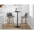 thumbnail image 3 of Toriano 30" Fixed-Height Bar Stool, Bar Chairs, Swivel Bar Stools, Bar Stools Set of 2, 3 of 6