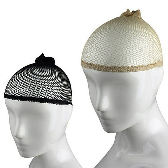 10Pcs Wig Caps Mesh Net Wig Cap Stocking Wig Caps Stretchy Nylon Wig Caps Liner Weaving Caps Close End Fishnet Wig Cap for Women Girls Men