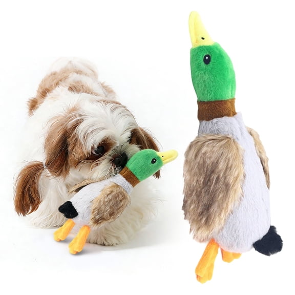 Dog Toys for Aggressive Chewers, Ongmies 2026 Upgraded Duck Dog Toys Large Dogs Indestructible, Vocal Toys with Built-in Squeaker for Boredom Relief, Cute Yellow Duckling Plush