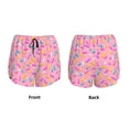 thumbnail image 5 of Fotbe Donut Womens High Waist Running Shorts Athletic Workout Quick Dry Shorts for Women with Pockets Gym Yoga Summer Shorts-, 5 of 9