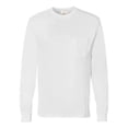 thumbnail image 1 of Camiseta de manga larga sin etiqueta Hanes para hombre con bolsillo XX-Large Blanco 5596, 1 of 1
