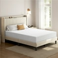thumbnail image 1 of Yaheetech 10-Inch Queen Gel-Infused Memory Foam Mattress with Green Tea Scent, White, 1 of 7
