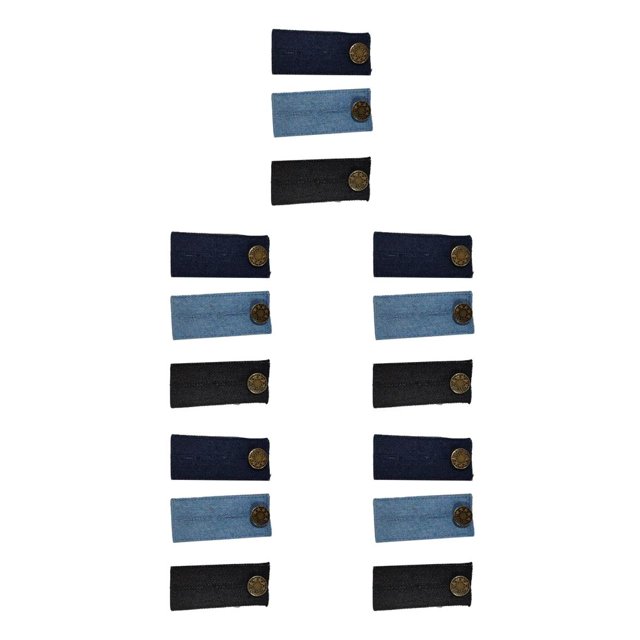 Wosthever Extensor de pantalones de maternidad con banda para el vientre, ajustable con agujeros para botones, extensión de ropa, accesorios Type2 NO2
