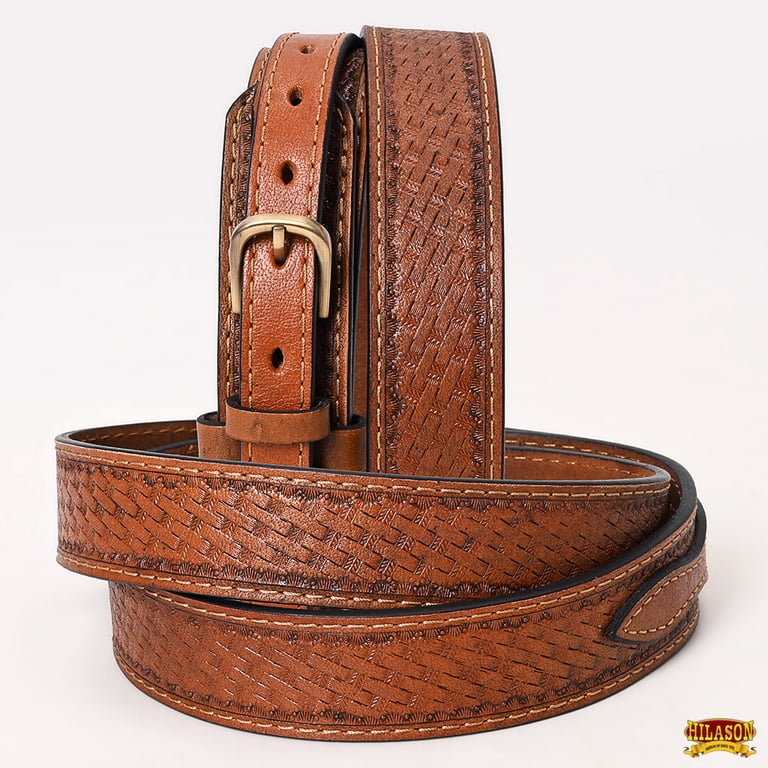 HILASON Western Genuine Leather Belt for Men Women Cowboy Cowgirl - TikTok