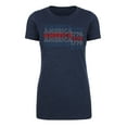 thumbnail image 2 of America 1776 Ladies Graphic T-shirt, 4th of July T-shirts for Women - Heather Navy MH200WPATRIOT S21 XS, 2 of 3