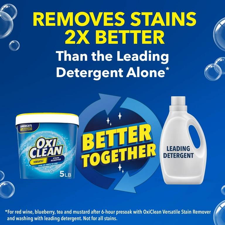 Free Shipping! OxiClean Stain Remover Powder 7.22 lb for Laundry