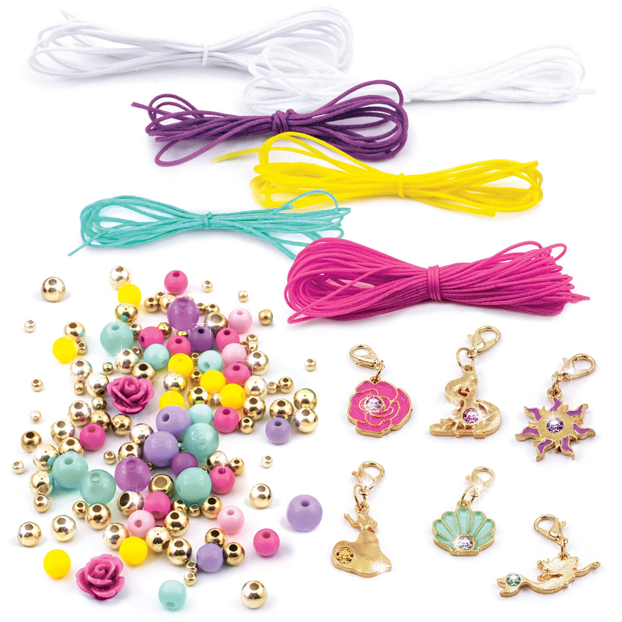 Make It Real Disney Princess 5 in 1 Activity Tower - Disney Princess  Jewelry Making Kit with Storage - Disney Princess Craft & Activity Set for  Kids - Jewelry M…