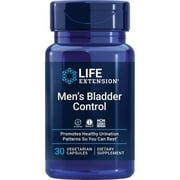 Life Extension Men's Bladder Support - Prostate & Bladder Health Supplement - For Support Urination & Sleep Patterns with Melatonin, Beta Sitosterol - Non-GMO, Gluten-Free, Vegetarian - 30 Capsules