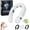 White, variant on Neck Fan Cold Air Conditioner,Portable Bladeless Cooling Plate,Wearable,Air Rechargeable Modes Hands,Outdoor sports travel essentials