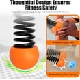 thumbnail image 3 of Upgrade Weighted Ropeless Battle Ropes, 2PCS Cordless Battle Rope for Home Gym, HIIT, Strength, Quiet Portable Training Rope, Workout Ropes Versatile Fitness Equipment for Men Women (Orange), 3 of 7