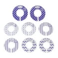 thumbnail image 4 of 8 Pcs Clothes Divider Kids Closet Rod Stickers for Girls Child Blue, 4 of 8