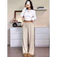 thumbnail image 6 of Women Sweatpants Baggy Wide Leg Pants Lounge Comfy Palazzo Joggers with Pockets Color S, 6 of 8