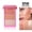 01 Apricot Bubble, variant on Julystar 3-in-1 Blush Palette, creamy blush, matte contour, shimmering highlight, perfect for everyday natural nude makeup