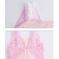 thumbnail image 6 of Baby Girl Romper Comfortable Solid Sleeveless Square Neck Girls Strap Dance Jumpsuit Kids Stage Training Performance Outfit, 6 of 8