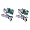 thumbnail image 1 of 2X New Mini PCI-E Network Card 1000Mbps Gigabit Ethernet NIC Adapter RTL8111F PCI Express 10/100/1000M RJ45 LAN, 1 of 7