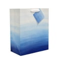 thumbnail image 2 of (6 pack) Large Blue Watercolor Paper Gift Bag, 10" x 12", by Way To Celebrate, 2 of 5