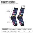 thumbnail image 2 of Pofeuu Sea Inhabitans and Herb Print Crew Socks, Adult Running Hiking Socks for Youth and Adult, 2 of 6