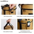thumbnail image 2 of Bolsa De Almacenamiento De Vajilla Para Acampar Bolsa de almacenamiento para vajilla de camping de 9/14 l, bolsa de picnic para exteriores de tela Oxford (caqui L) Hugtrwg  Para Estrenar, 2 of 9